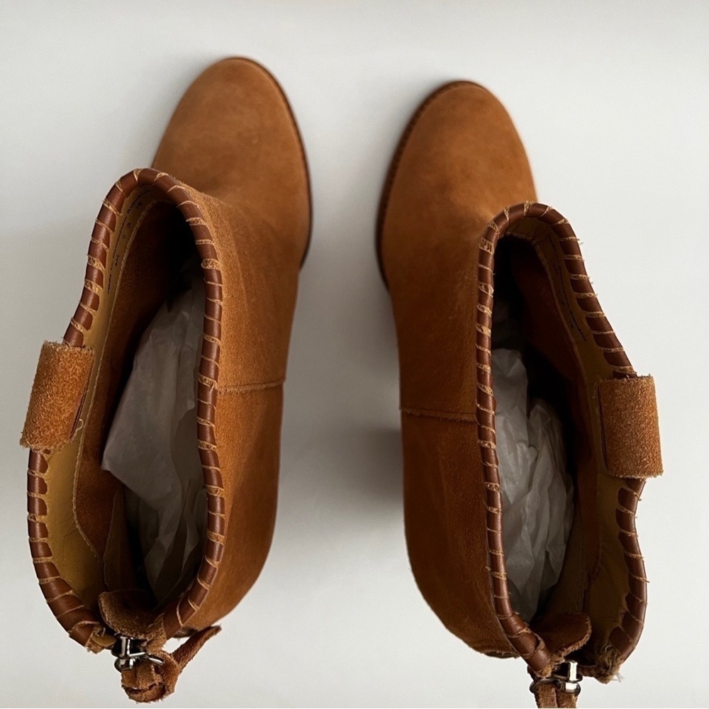 JACK ROGERS Greer Suede Boots Tan | US 9 - Picture 4 of 5